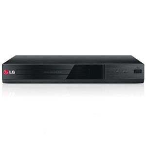 LG DP132 - Reproductor de DVD con entrada USB y RCA (formatos AVCHD, DIVX, DIVX HD, MPEG2, MPEGA), color negro